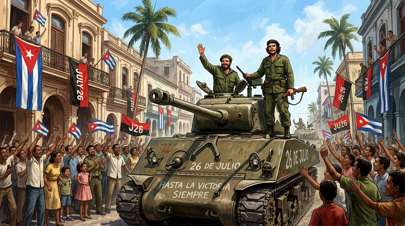 The Cuban Revolution of 1959: Castro Takes Power in Havana