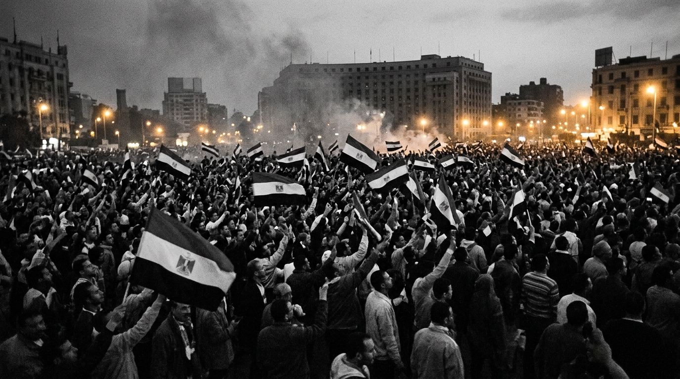 The 2011 Egyptian Revolution: The Fall of Hosni Mubarak on Tahrir Square