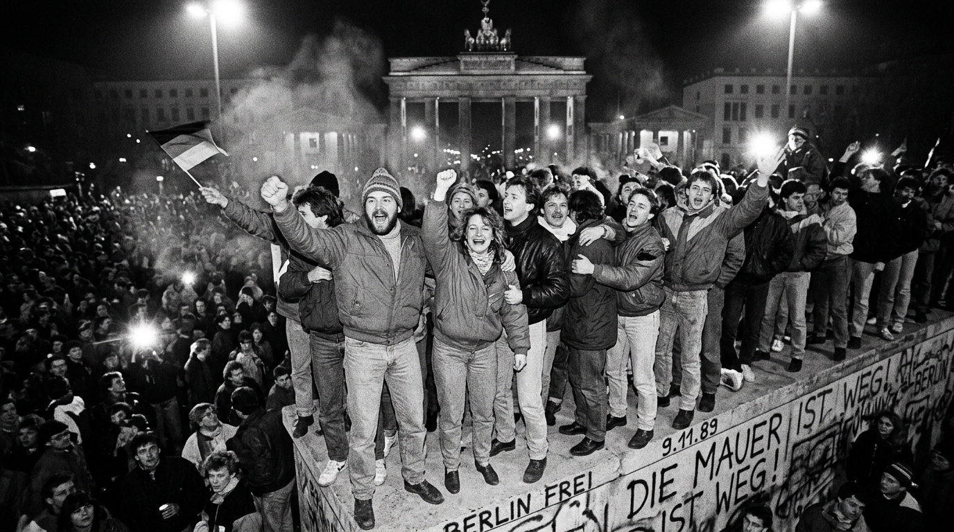 The Fall of the Berlin Wall in 1989: The Collapse of the Iron Curtain