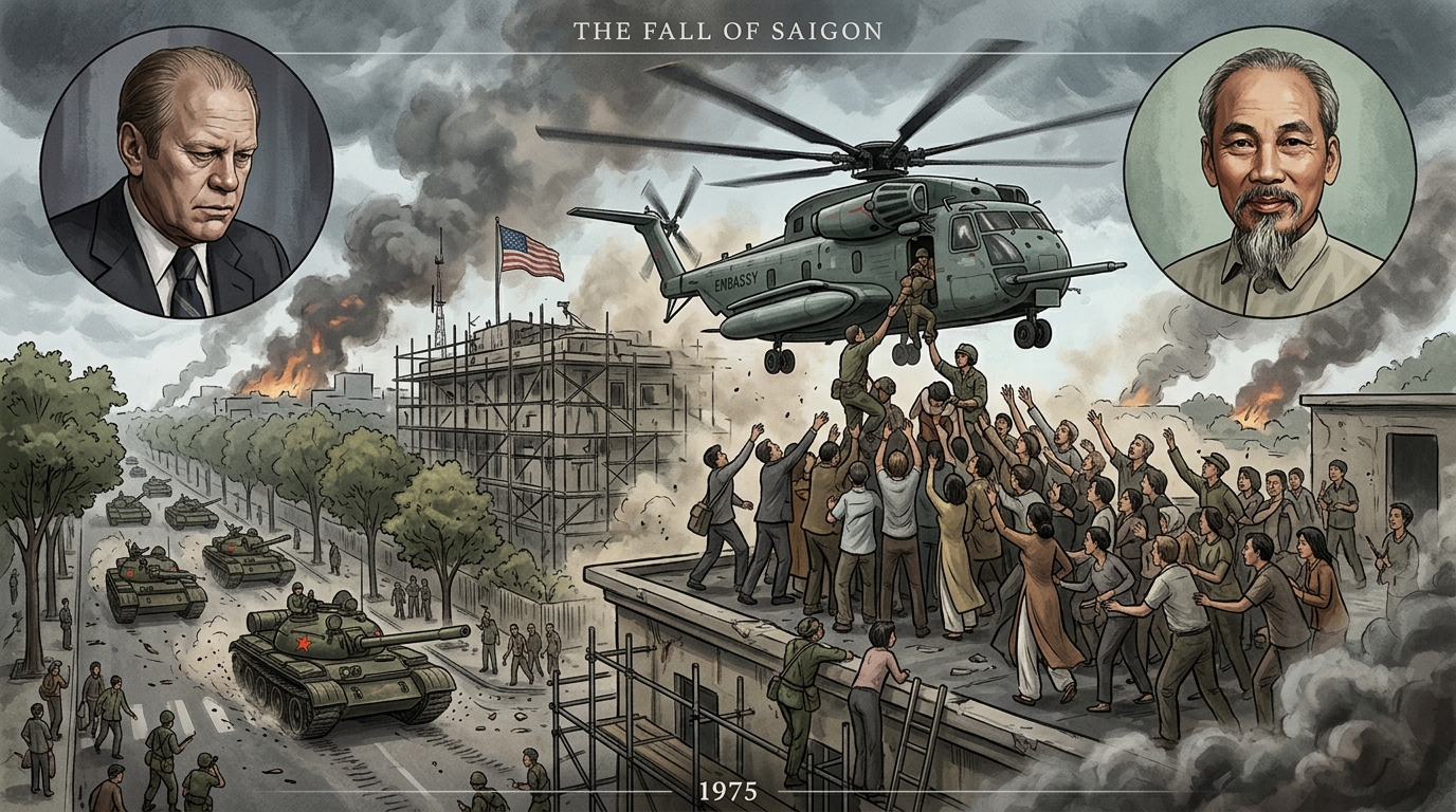The Fall of Saigon in 1975: End of the Vietnam War and American Defeat