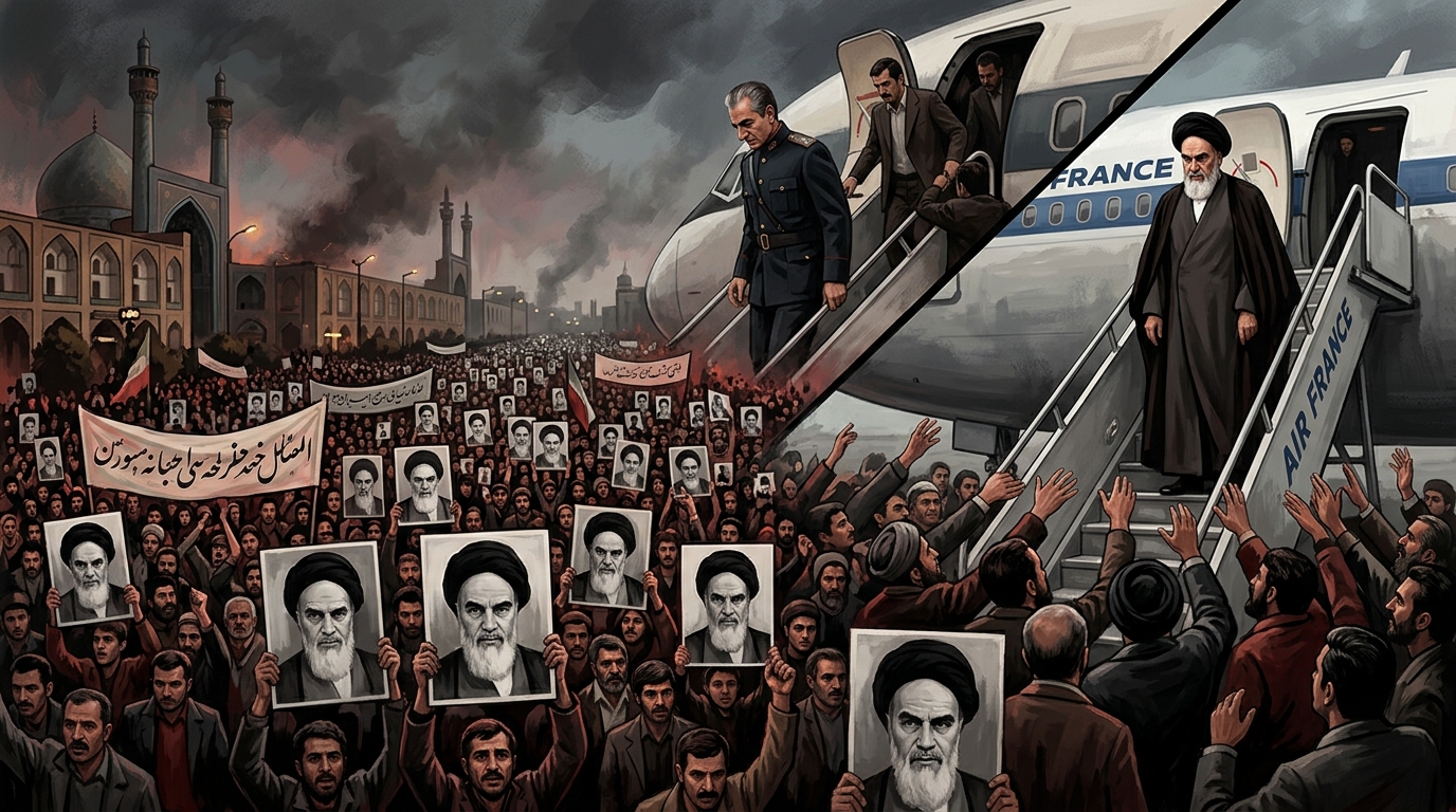 The Iranian Revolution of 1979: Fall of the Shah and Birth of the Theocracy