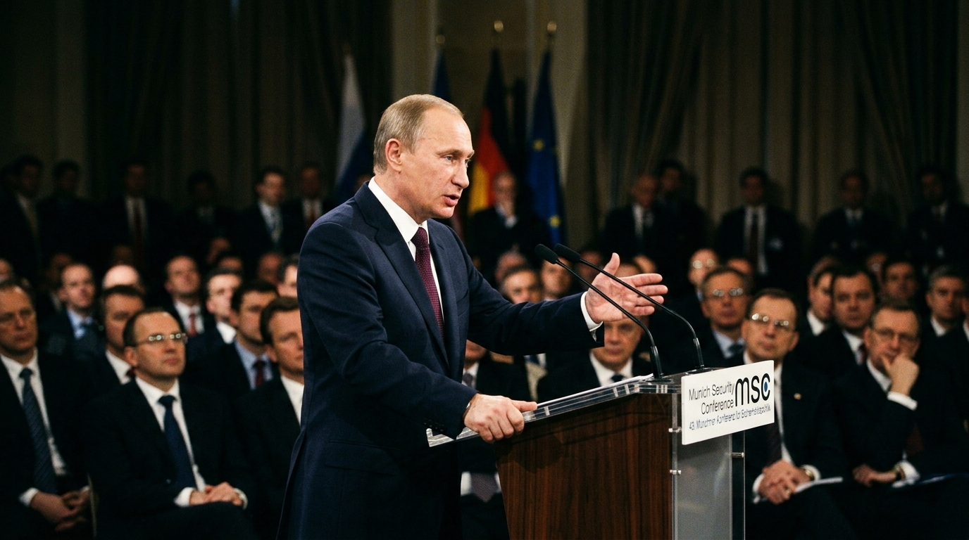 Vladimir Putin's 2007 Munich Speech: The Rejection of the Unipolar World