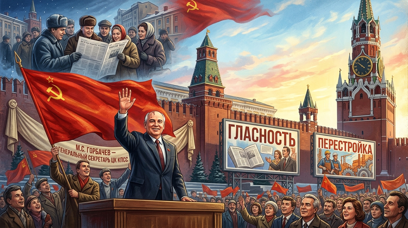 The Rise of Mikhail Gorbachev in 1985: Launching Glasnost and Perestroika