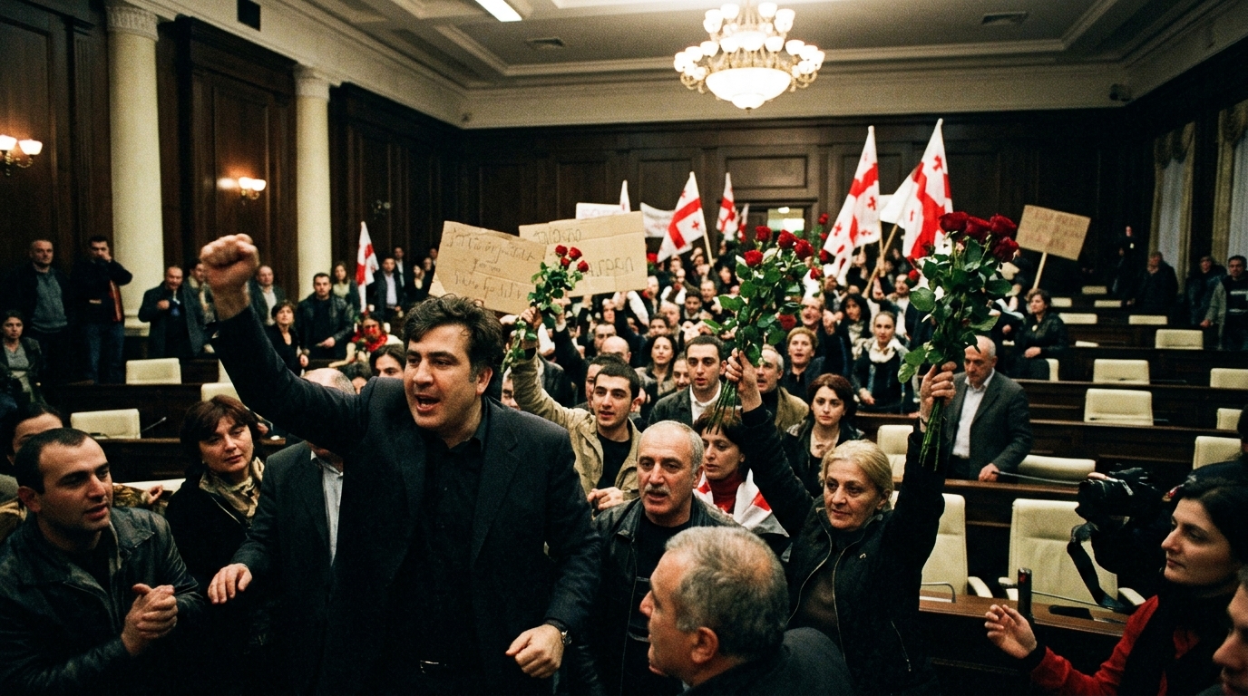 The Rose Revolution in Georgia 2003: The First Post-Soviet Color Uprising