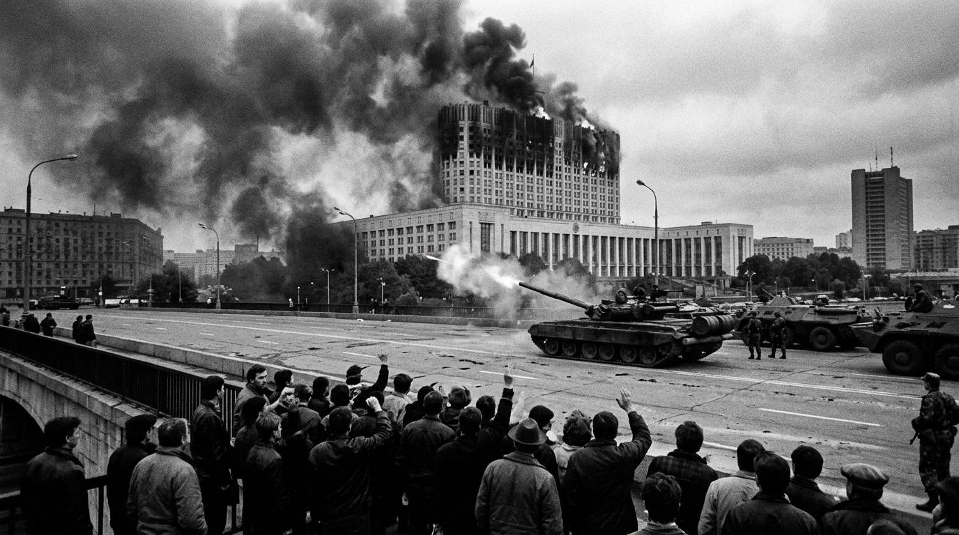 The Russian Constitutional Crisis of 1993: Yeltsin's Tanks Against Parliament