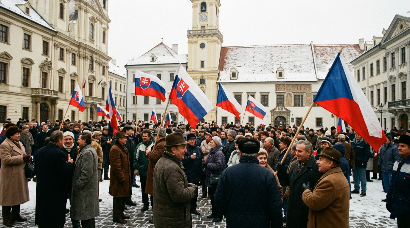 The Velvet Divorce 1993: The Peaceful Separation of Czechoslovakia